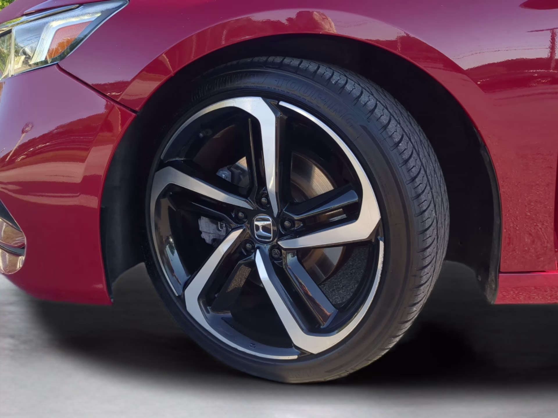 2019 San Marino Red Honda Accord Sedan Sport 1.5T FWD Sedan