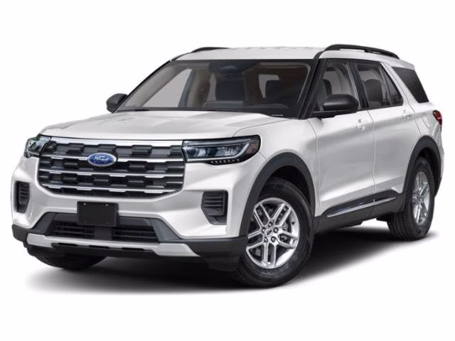 2026 Space White Metallic Ford Explorer Active w/200A Pkg RWD SUV