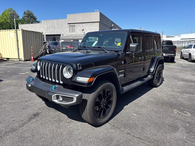 2023 Black Jeep Wrangler 4xe Sahara 4X4 Convertible