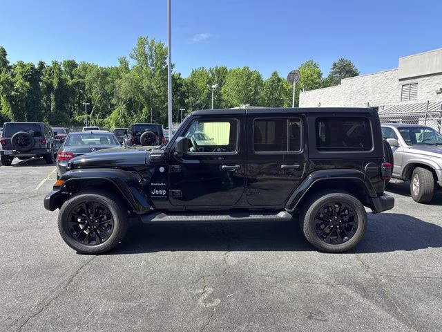 2023 Black Jeep Wrangler 4xe Sahara 4X4 Convertible