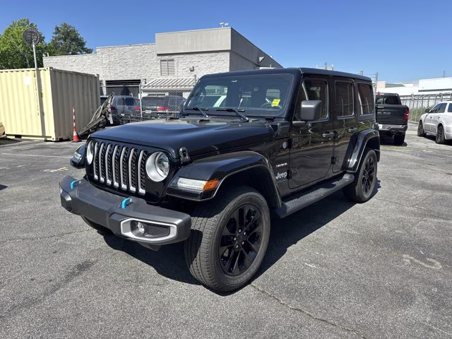 2023 Black Jeep Wrangler 4xe Sahara 4X4 Convertible