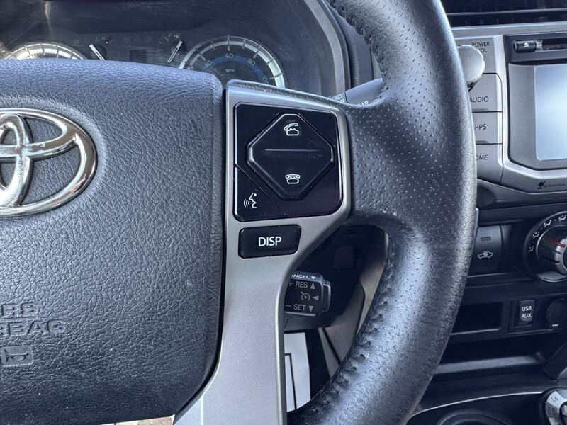 2016 Midnight Black Metallic Toyota 4Runner SR5 4X4 SUV