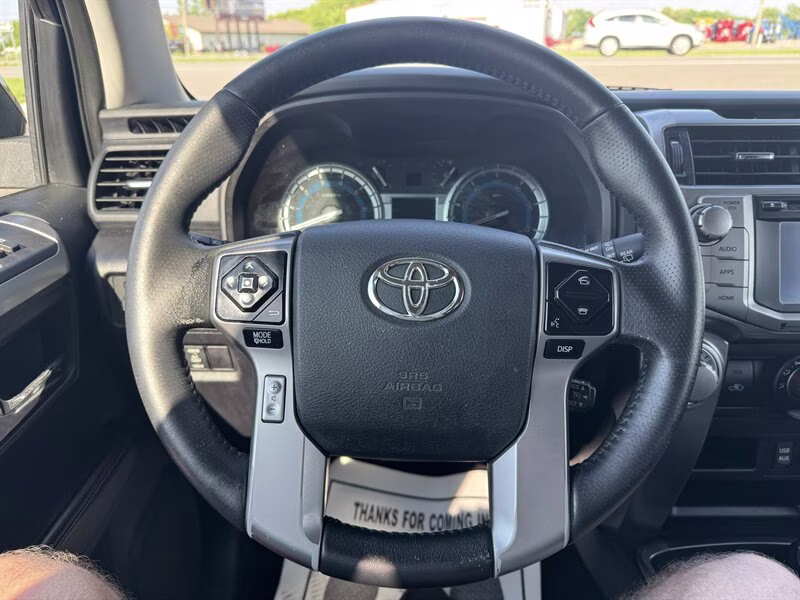 2016 Midnight Black Metallic Toyota 4Runner SR5 4X4 SUV