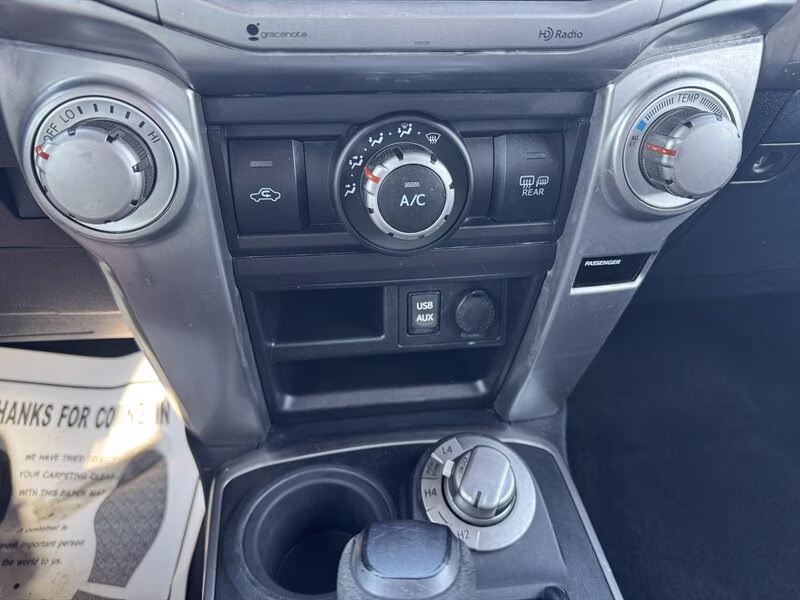 2016 Midnight Black Metallic Toyota 4Runner SR5 4X4 SUV