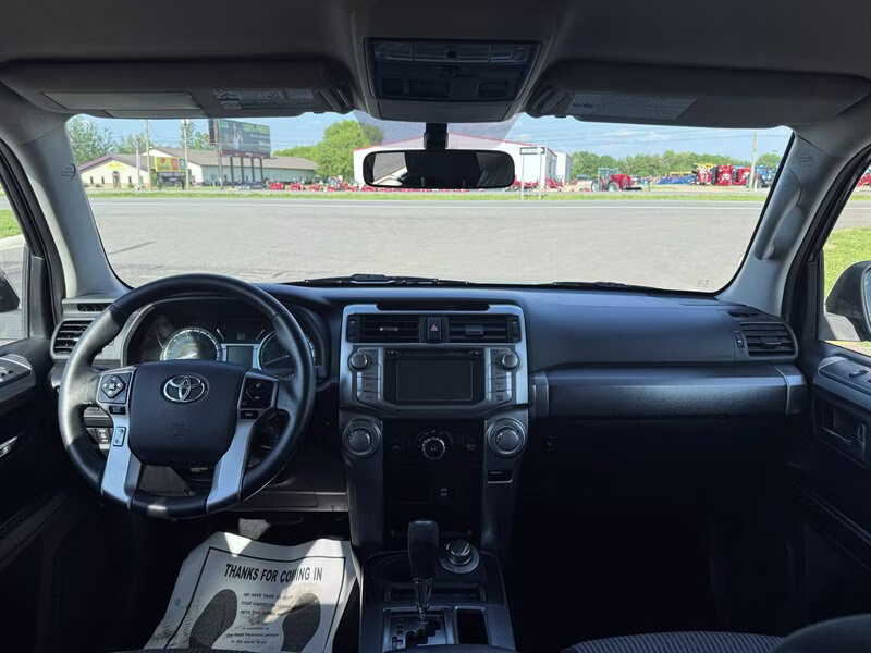 2016 Midnight Black Metallic Toyota 4Runner SR5 4X4 SUV