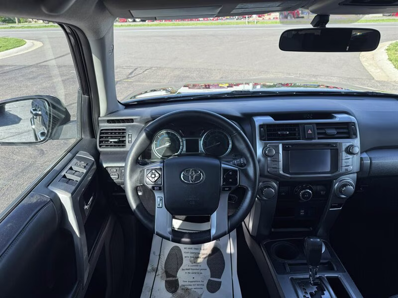 2016 Midnight Black Metallic Toyota 4Runner SR5 4X4 SUV