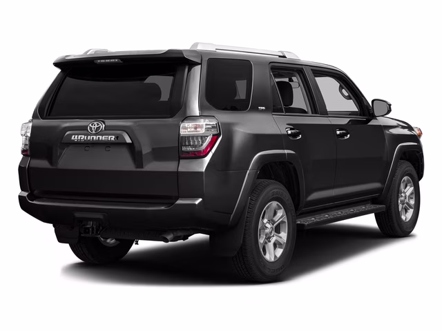 2016 Midnight Black Metallic Toyota 4Runner SR5 4X4 SUV