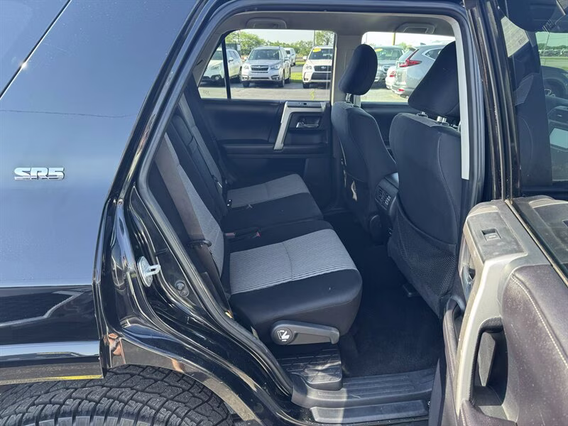 2016 Midnight Black Metallic Toyota 4Runner SR5 4X4 SUV