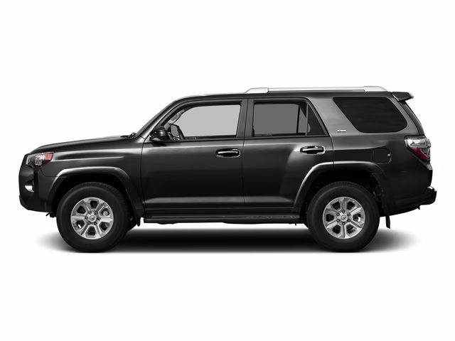 2016 Midnight Black Metallic Toyota 4Runner SR5 4X4 SUV