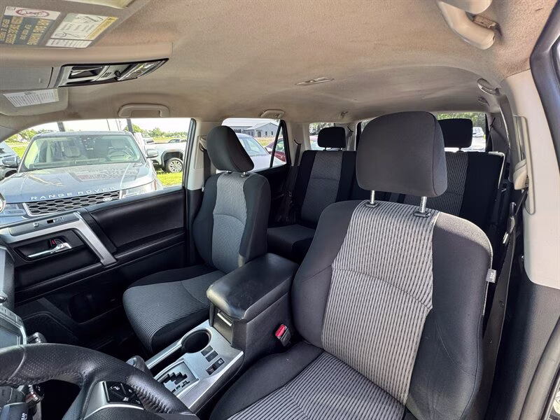 2016 Midnight Black Metallic Toyota 4Runner SR5 4X4 SUV