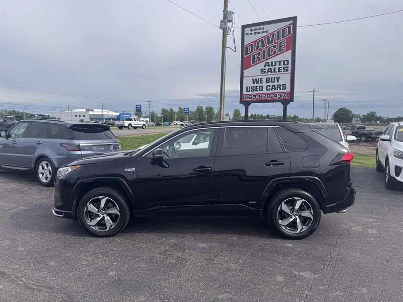 2021 Midnight Black Metallic Toyota RAV4 Prime SE AWD SUV