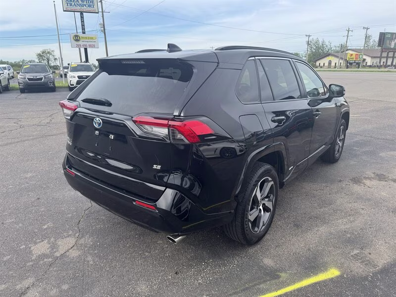 2021 Midnight Black Metallic Toyota RAV4 Prime SE AWD SUV