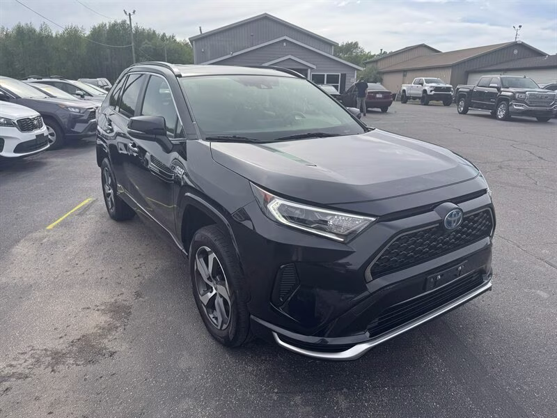 2021 Midnight Black Metallic Toyota RAV4 Prime SE AWD SUV