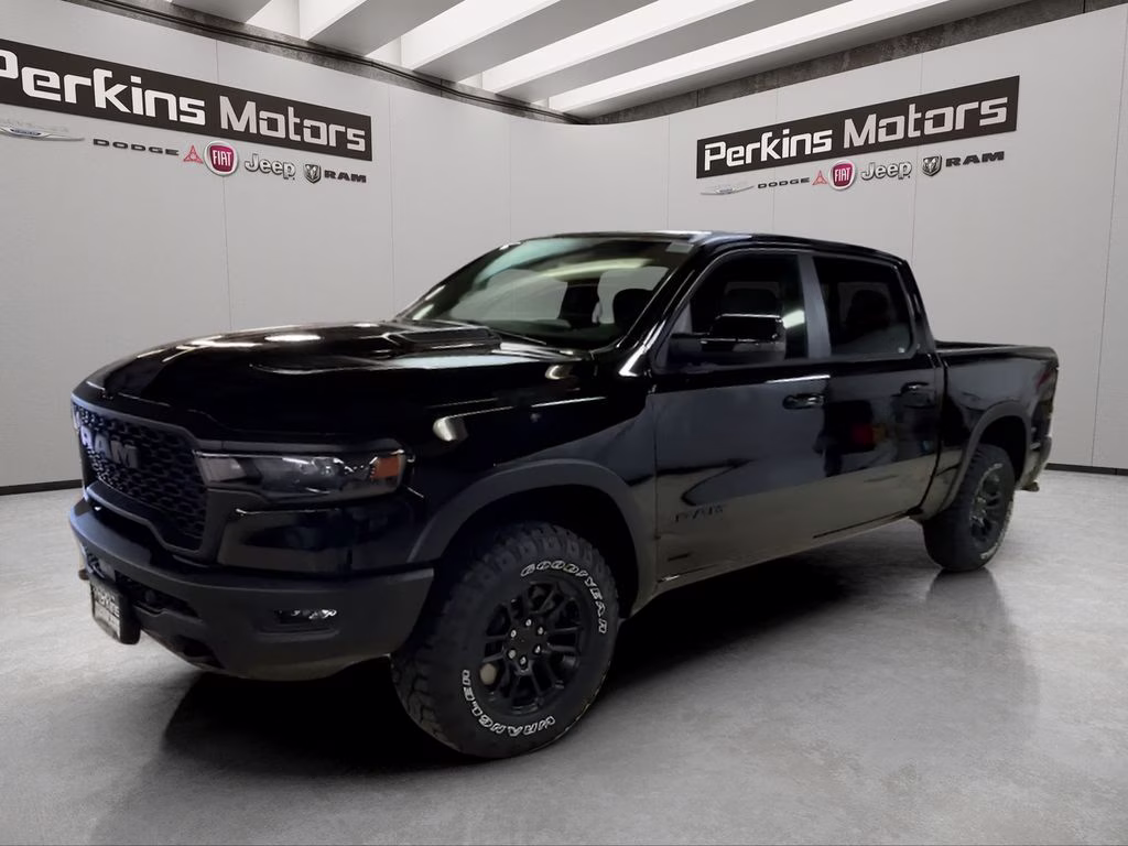 2026 Diamond Black Crystal Pearlcoat Ram 1500 Rebel 4X4 Truck