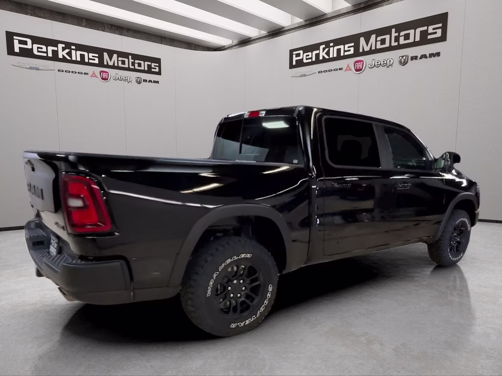 2026 Diamond Black Crystal Pearlcoat Ram 1500 Rebel 4X4 Truck