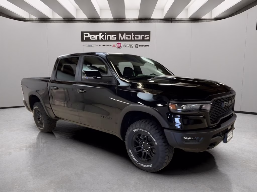 2026 Diamond Black Crystal Pearlcoat Ram 1500 Rebel 4X4 Truck