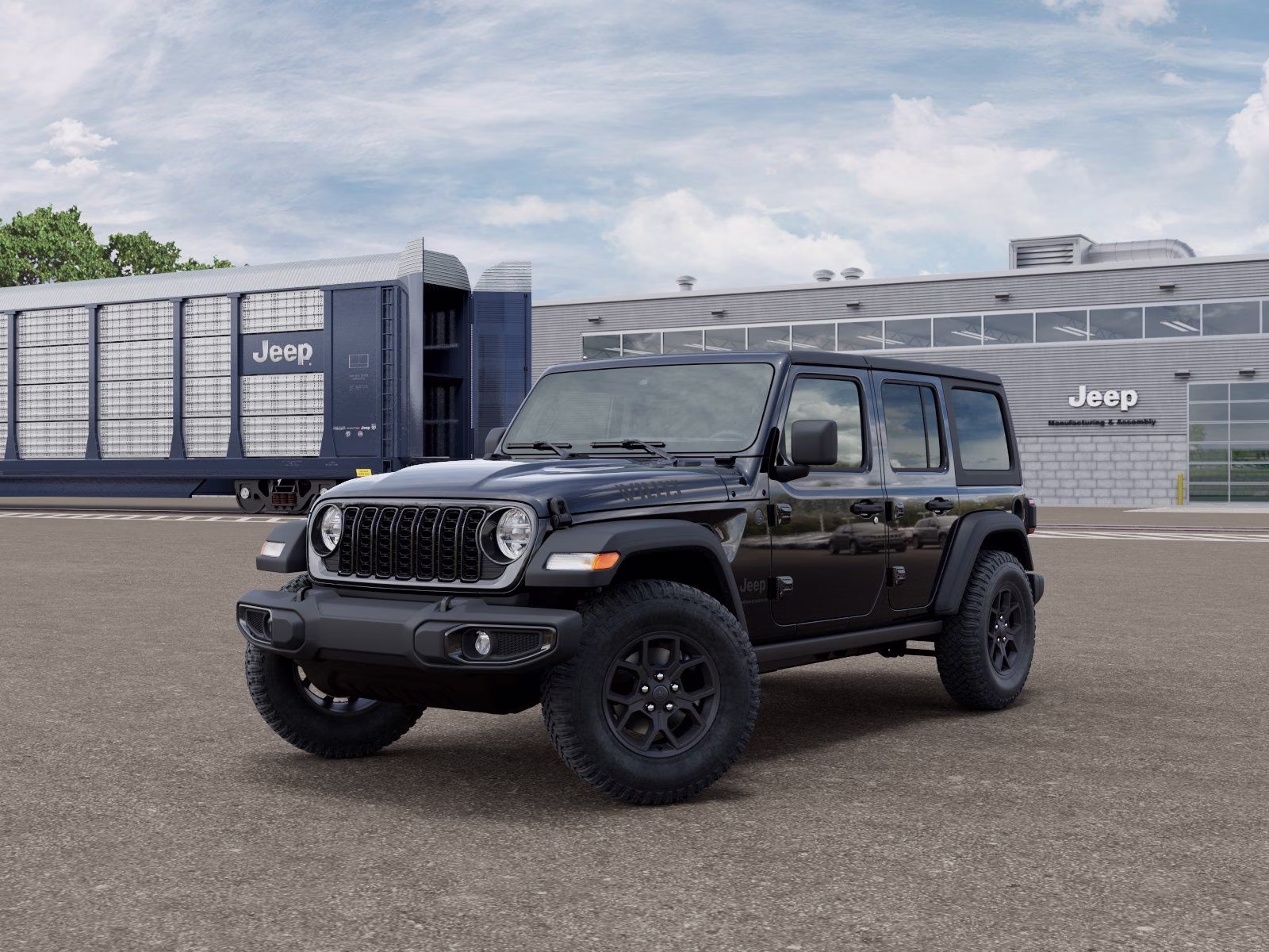 2026 Black Clearcoat Jeep Wrangler Willys 4X4 SUV