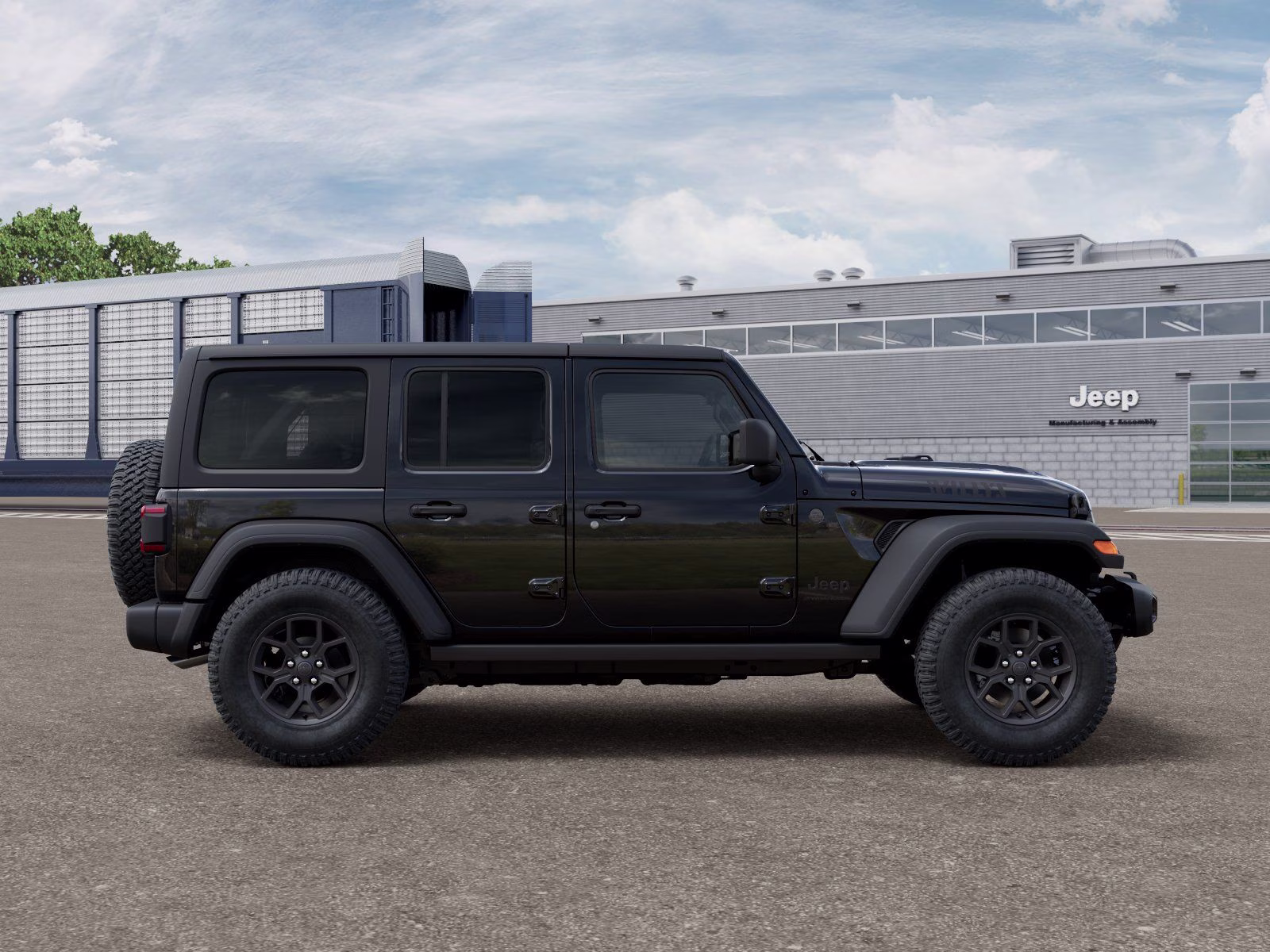 2026 Black Clearcoat Jeep Wrangler Willys 4X4 SUV