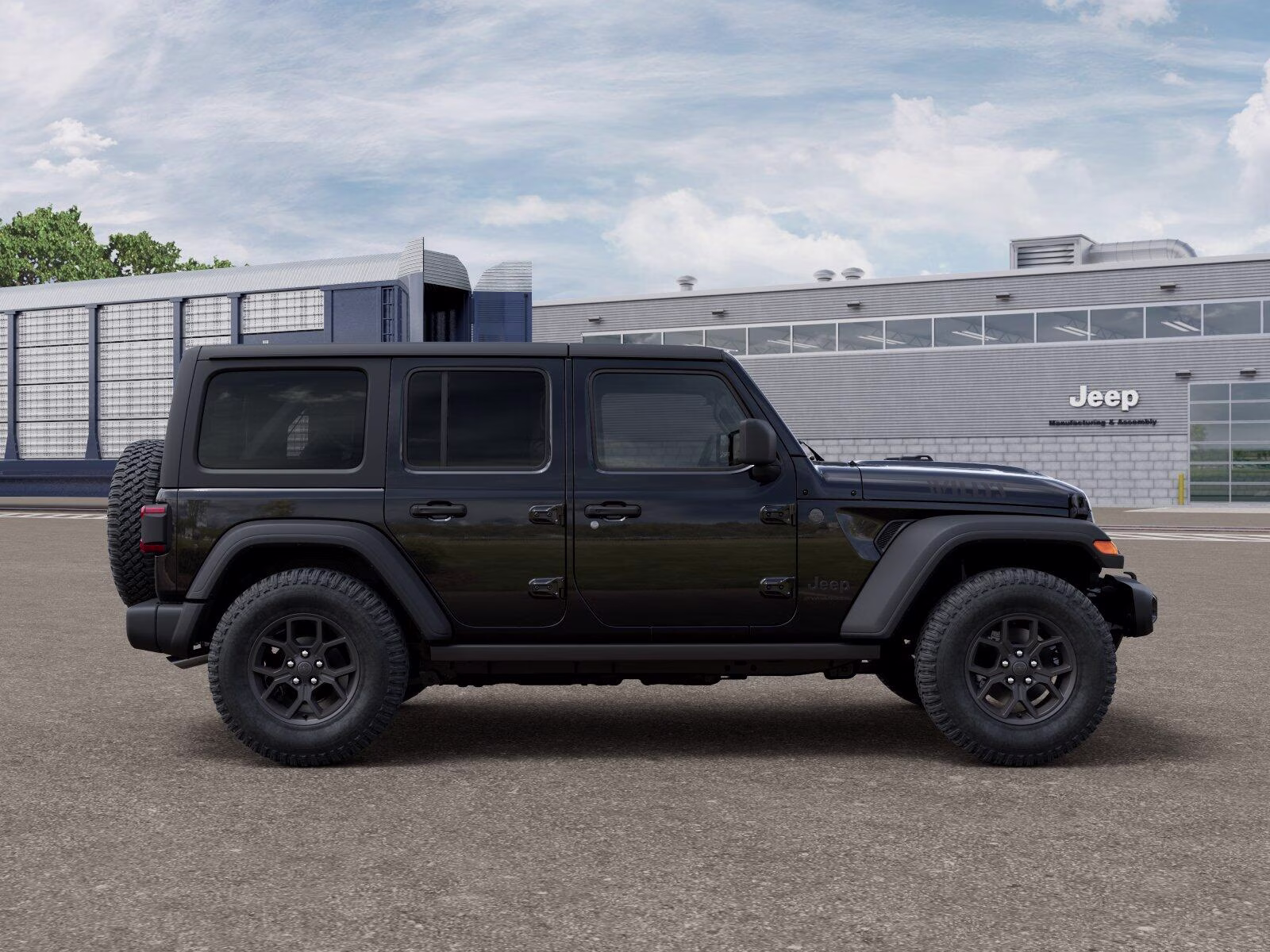 2026 Black Clear Coat Jeep Wrangler Wrangler 4-door Willys 4X4 4-door