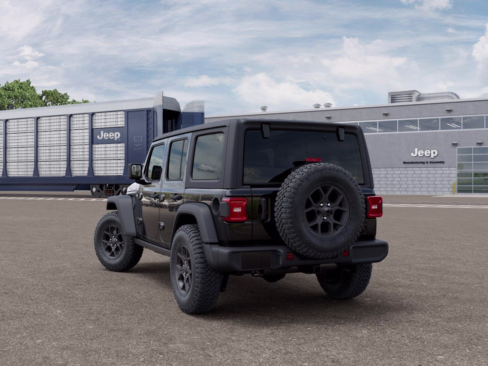 2026 Black Clear Coat Jeep Wrangler Wrangler 4-door Willys 4X4 4-door