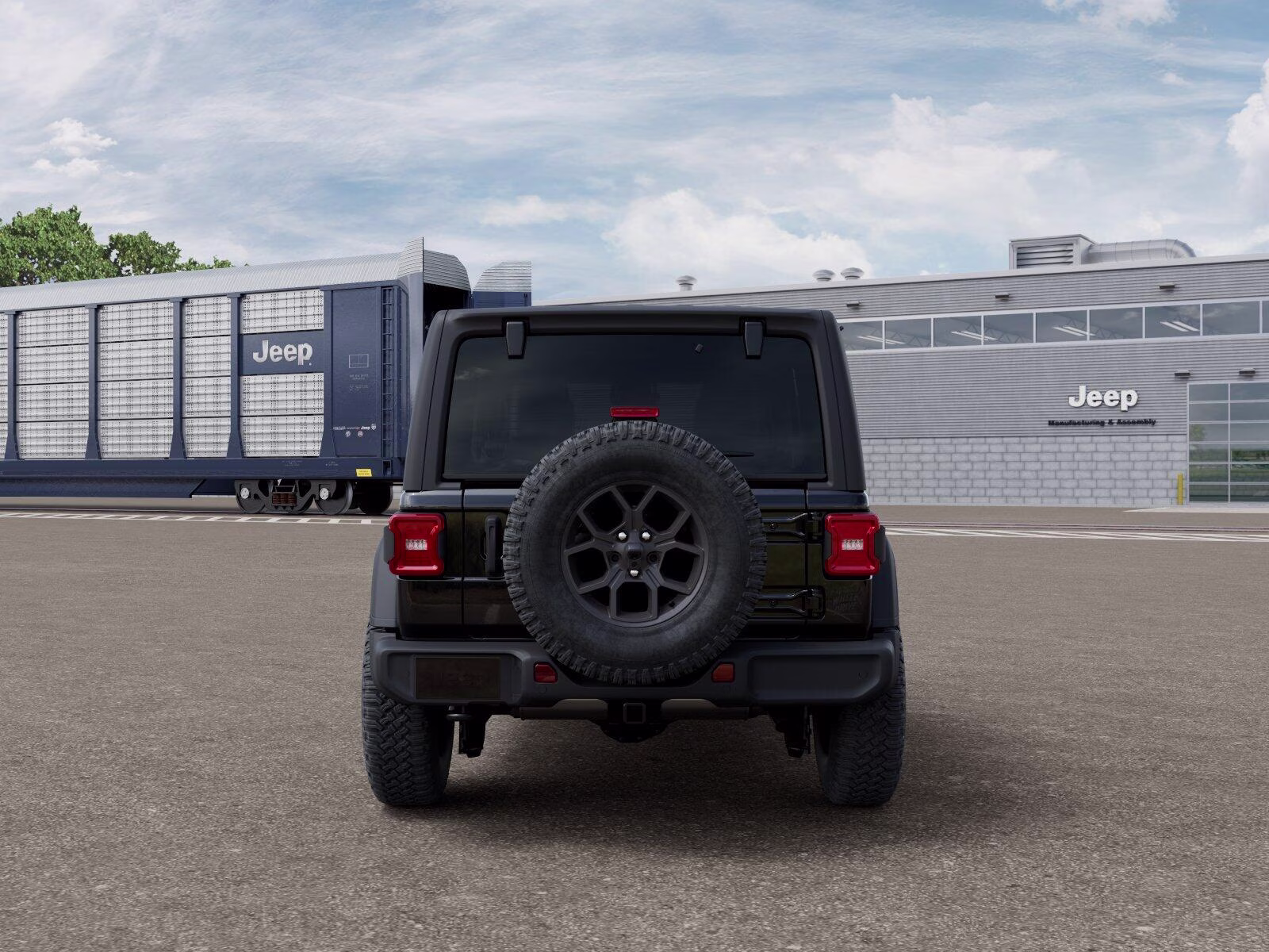 2026 Black Clear Coat Jeep Wrangler Wrangler 4-door Willys 4X4 4-door