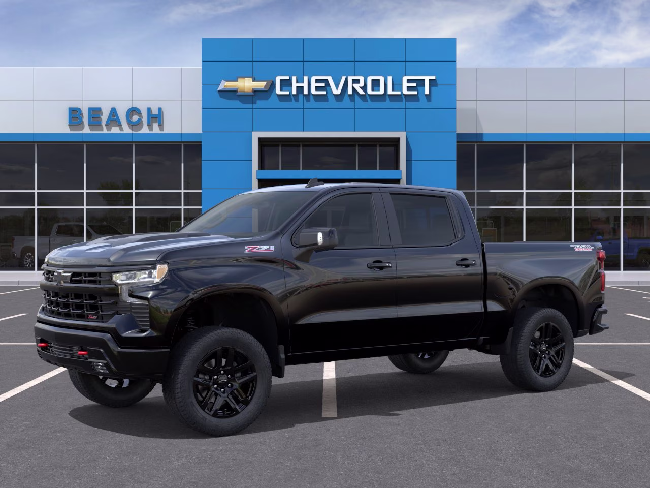 2026 Black Chevrolet Silverado 1500 LT Trail Boss 4X4 Truck