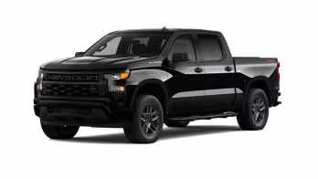 2026 Black Chevrolet Silverado 1500 Custom 4X4 Truck