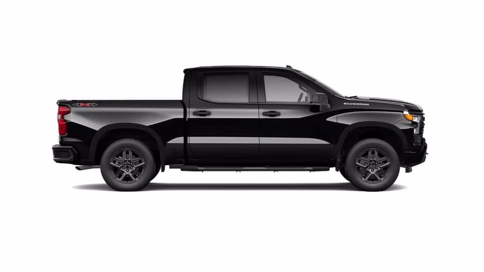 2026 Black Chevrolet Silverado 1500 Custom 4X4 Truck