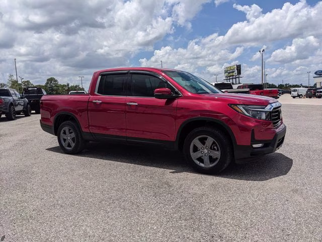 2022 Radiant Red Honda Ridgeline RTL-E AWD Truck