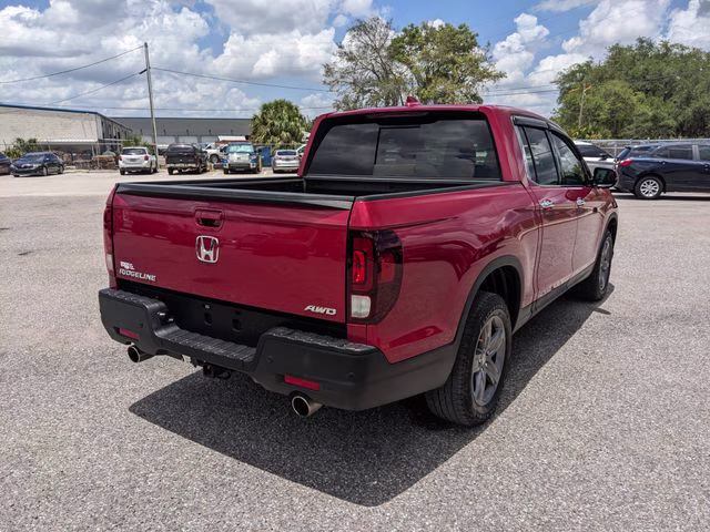 2022 Radiant Red Honda Ridgeline RTL-E AWD Truck