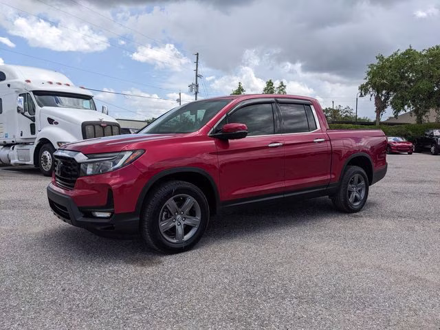 2022 Radiant Red Honda Ridgeline RTL-E AWD Truck