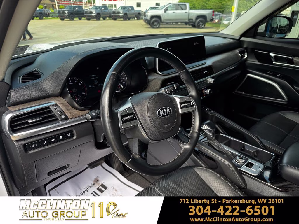 2021 Glacial White Pearl Kia Telluride EX AWD SUV