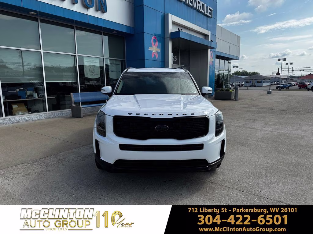 2021 Glacial White Pearl Kia Telluride EX AWD SUV