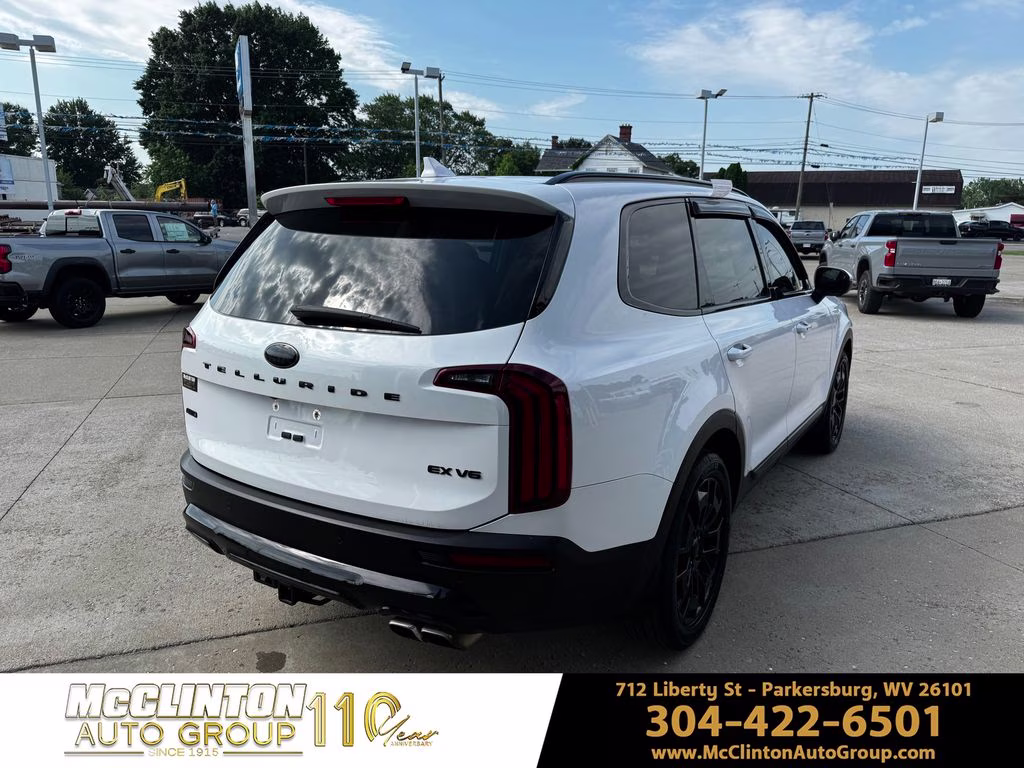 2021 Glacial White Pearl Kia Telluride EX AWD SUV