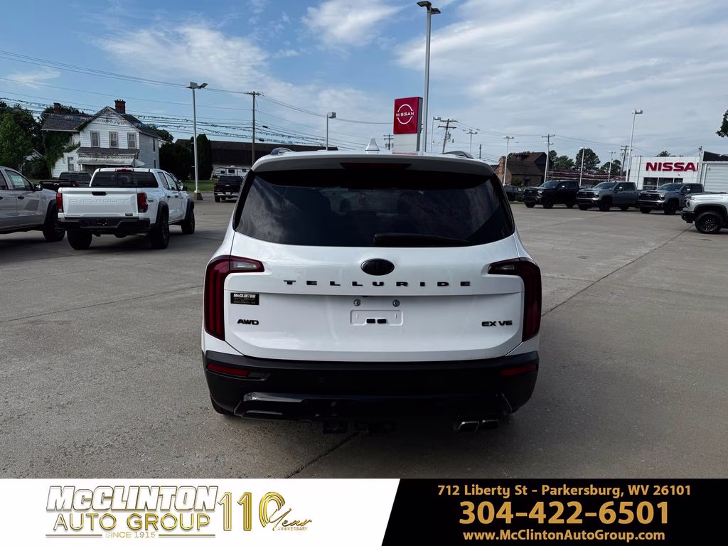 2021 Glacial White Pearl Kia Telluride EX AWD SUV