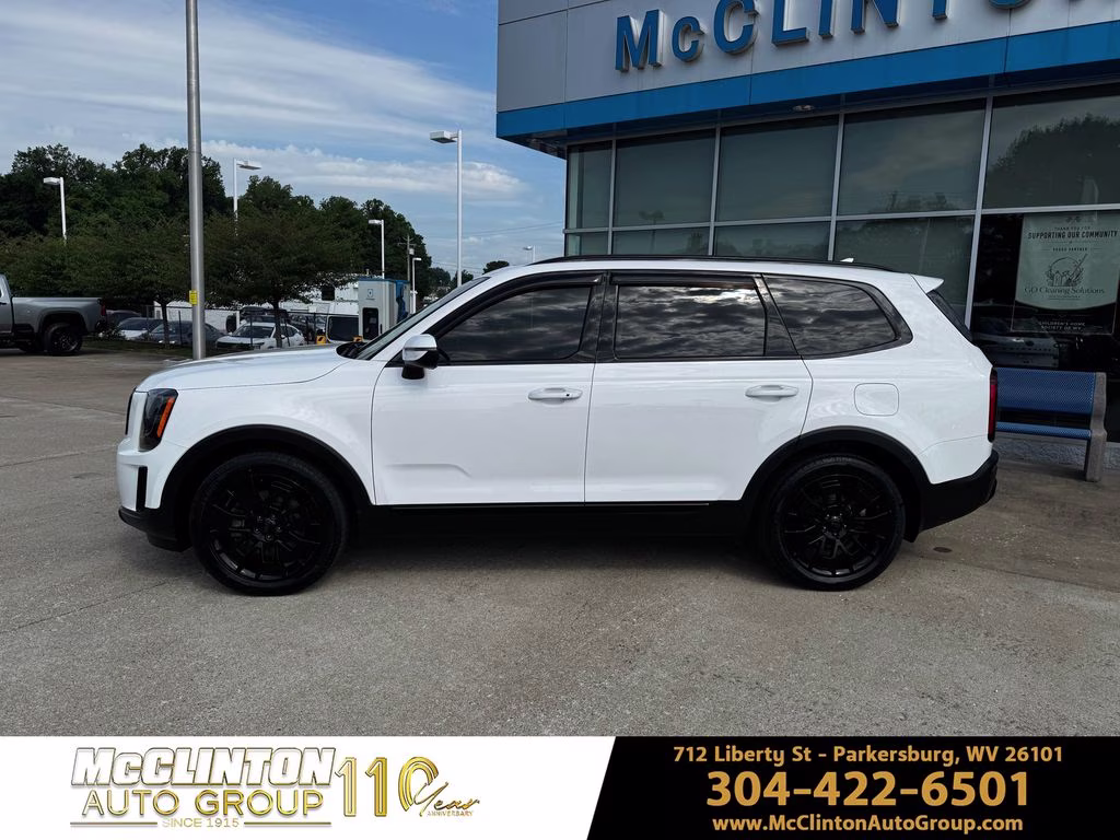 2021 Glacial White Pearl Kia Telluride EX AWD SUV