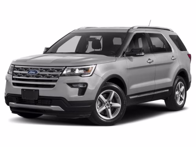 2018 Silver Ford Explorer Base FWD Crossover