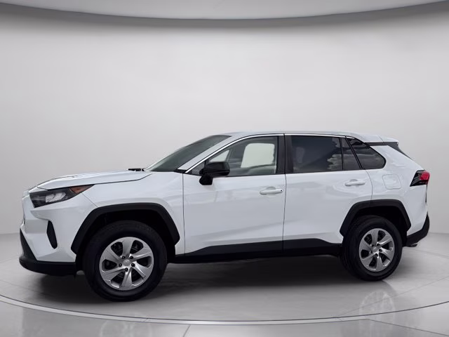 2022 White Toyota RAV4 LE FWD SUV