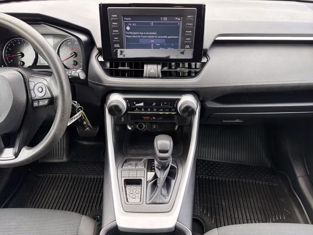 2022 White Toyota RAV4 LE FWD SUV