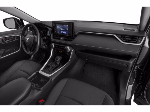 2022 White Toyota RAV4 LE FWD SUV