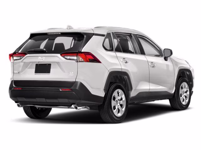 2022 White Toyota RAV4 LE FWD SUV