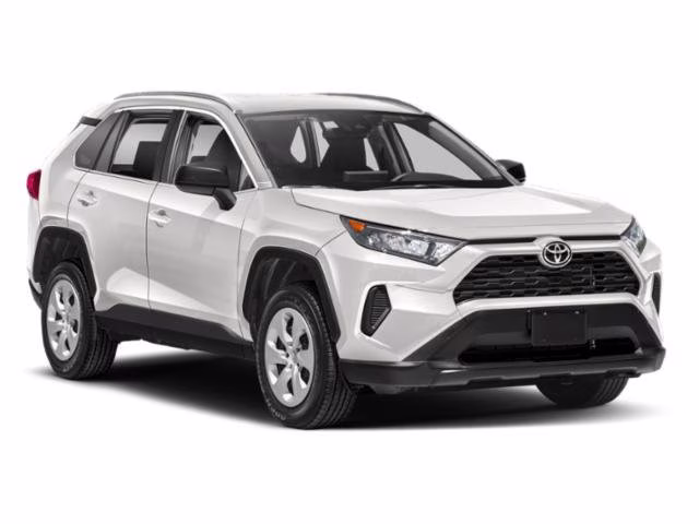 2022 White Toyota RAV4 LE FWD SUV