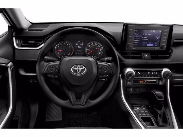 2022 White Toyota RAV4 LE FWD SUV