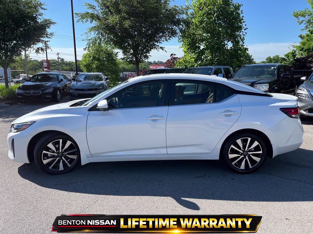2025 Aspen White Tricoat Nissan Sentra SV FWD Sedan