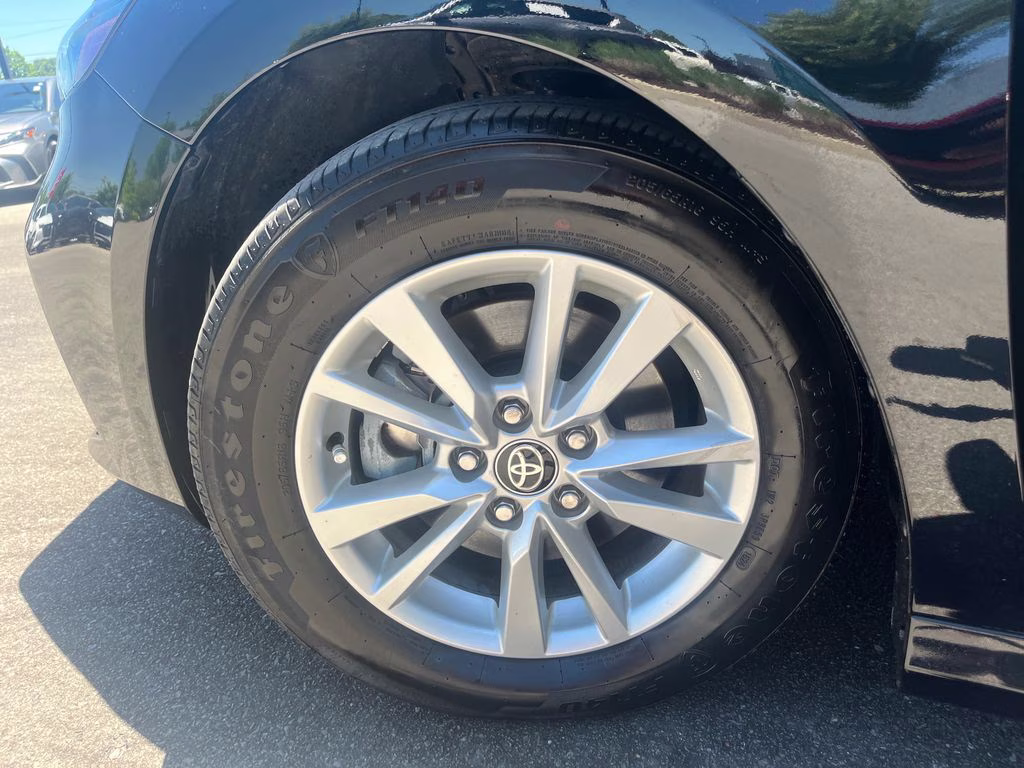 2025 Midnight Black Metallic Toyota Camry LE FWD Sedan