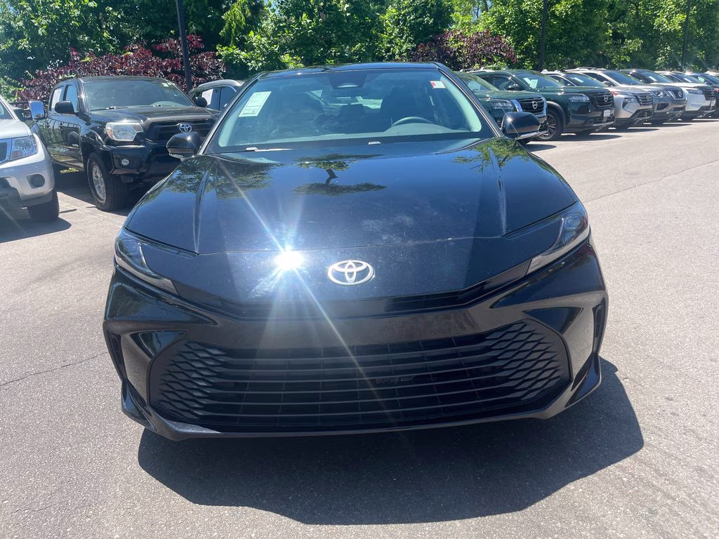 2025 Midnight Black Metallic Toyota Camry LE FWD Sedan