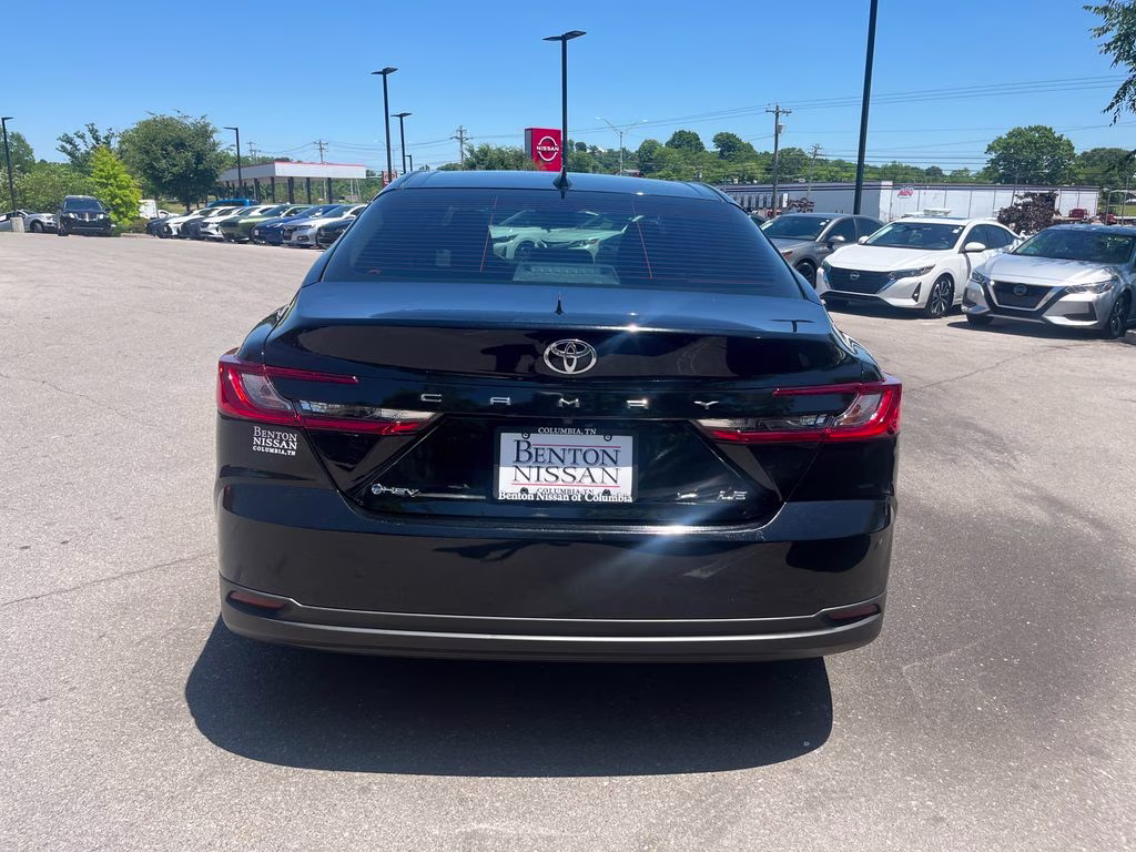 2025 Midnight Black Metallic Toyota Camry LE FWD Sedan