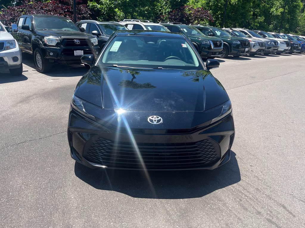2025 Midnight Black Metallic Toyota Camry LE FWD Sedan