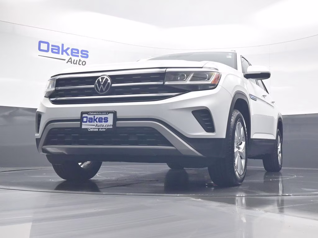 2020 Pure White Volkswagen Atlas Cross Sport 2.0T S AWD SUV