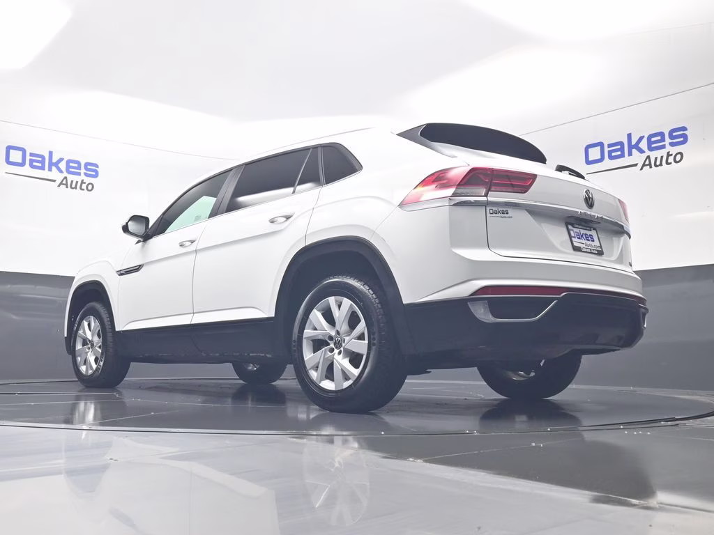 2020 Pure White Volkswagen Atlas Cross Sport 2.0T S AWD SUV